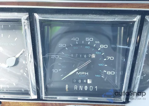 1989 Lincoln Town Car Cartier from USA, damaged, VIN 1LNBM83F2KY816123